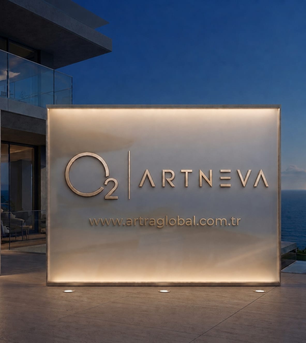 O₂ | ArtNeva — Kocavilayet, Mersin proje tabelası